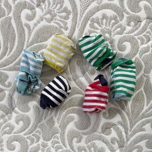 Primary Multicolor Striped Kids Socks Set
